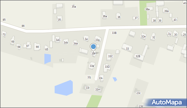 Dobrzelów, Dobrzelów, 33f, mapa Dobrzelów