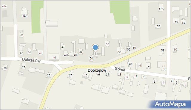 Dobrzelów, Dobrzelów, 51, mapa Dobrzelów