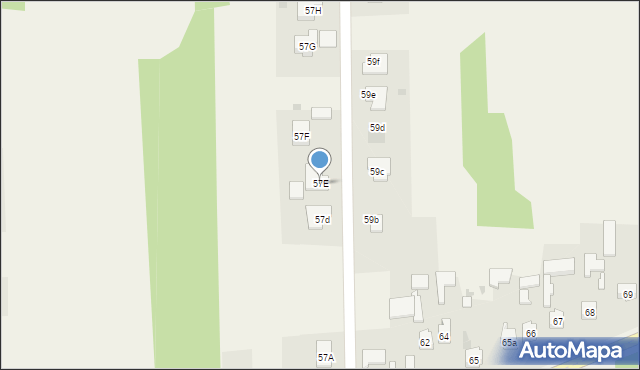 Dobrzelów, Dobrzelów, 57E, mapa Dobrzelów