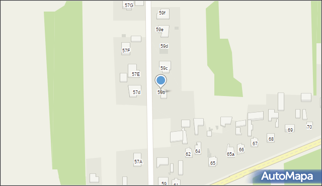 Dobrzelów, Dobrzelów, 59b, mapa Dobrzelów