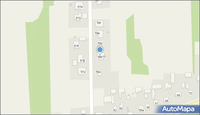 Dobrzelów, Dobrzelów, 59c, mapa Dobrzelów