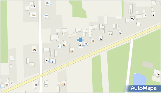 Dobrzelów, Dobrzelów, 65a, mapa Dobrzelów