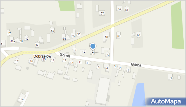 Dobrzelów, Dobrzelów, 7, mapa Dobrzelów