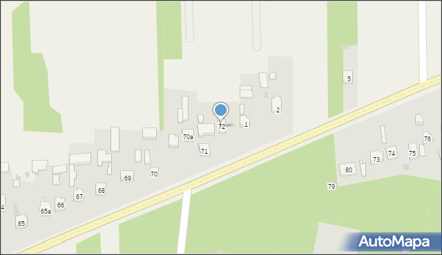 Dobrzelów, Dobrzelów, 72, mapa Dobrzelów