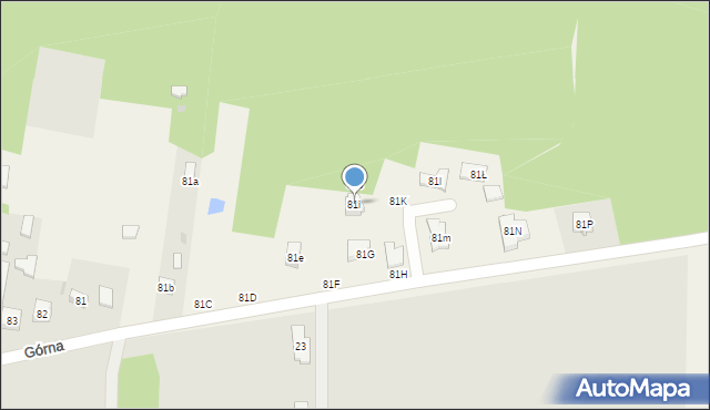 Dobrzelów, Dobrzelów, 81i, mapa Dobrzelów