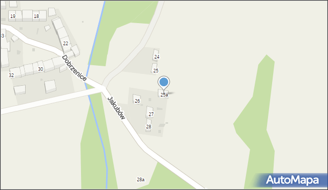 Dobrzenice, Dobrzenice, 25a, mapa Dobrzenice
