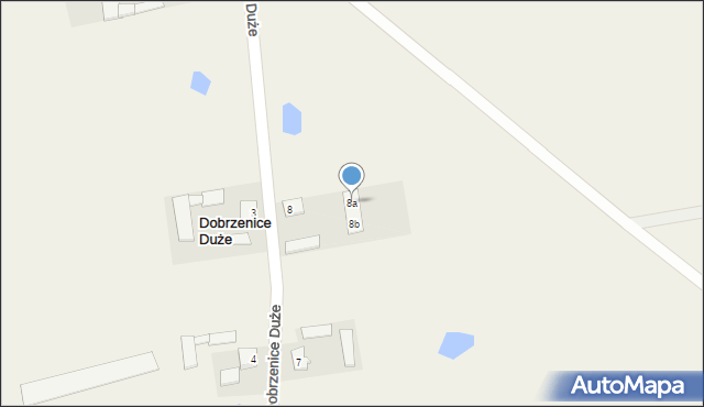 Dobrzenice Duże, Dobrzenice Duże, 8a, mapa Dobrzenice Duże