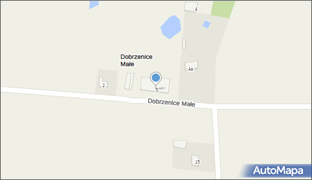 Dobrzenice Małe, Dobrzenice Małe, 3, mapa Dobrzenice Małe