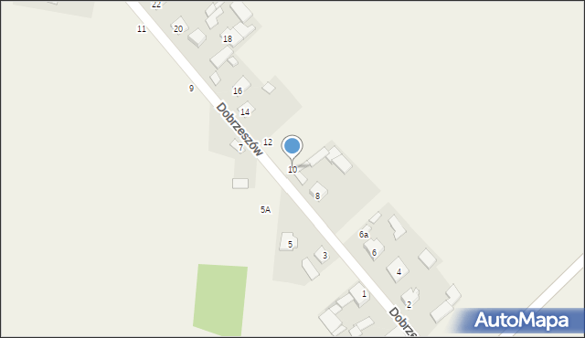 Dobrzeszów, Dobrzeszów, 10, mapa Dobrzeszów