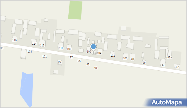 Dobrzeszów, Dobrzeszów, 104a, mapa Dobrzeszów