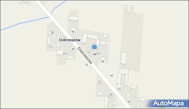 Dobrzeszów, Dobrzeszów, 48, mapa Dobrzeszów