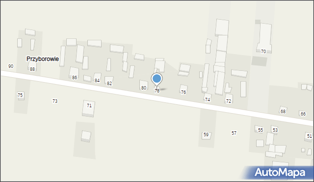 Dobrzeszów, Dobrzeszów, 78, mapa Dobrzeszów