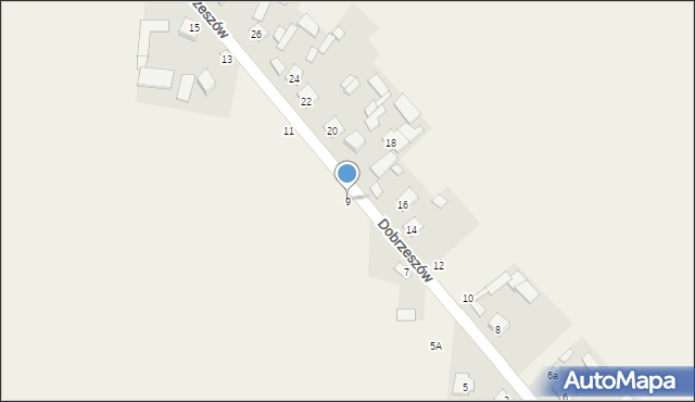Dobrzeszów, Dobrzeszów, 9, mapa Dobrzeszów
