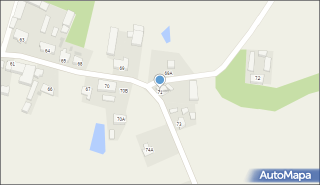 Dobrzyca, Dobrzyca, 71, mapa Dobrzyca