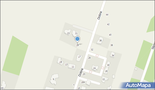 Dobrzyń, Dobra, 19, mapa Dobrzyń