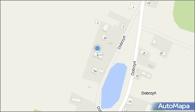 Dobrzyń, Dobrzyń, 5, mapa Dobrzyń