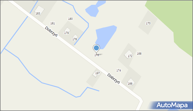 Dobrzyń, Dobrzyń, 176, mapa Dobrzyń