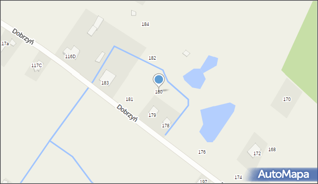 Dobrzyń, Dobrzyń, 180, mapa Dobrzyń