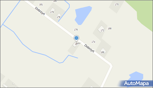 Dobrzyń, Dobrzyń, 197, mapa Dobrzyń