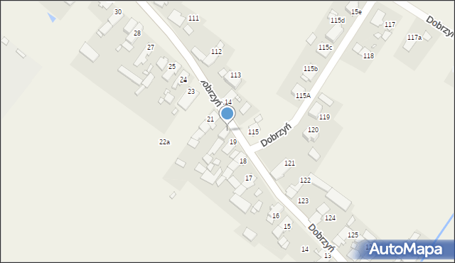 Dobrzyń, Dobrzyń, 20, mapa Dobrzyń