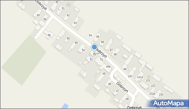 Dobrzyń, Dobrzyń, 53, mapa Dobrzyń