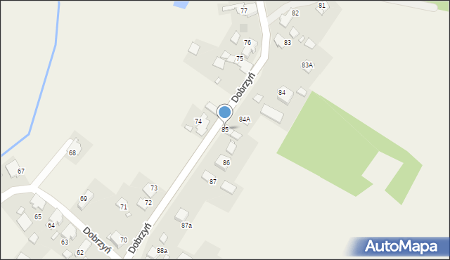 Dobrzyń, Dobrzyń, 85, mapa Dobrzyń