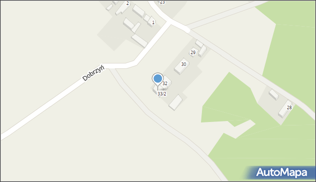 Dobrzyń, Dobrzyń, 33, mapa Dobrzyń