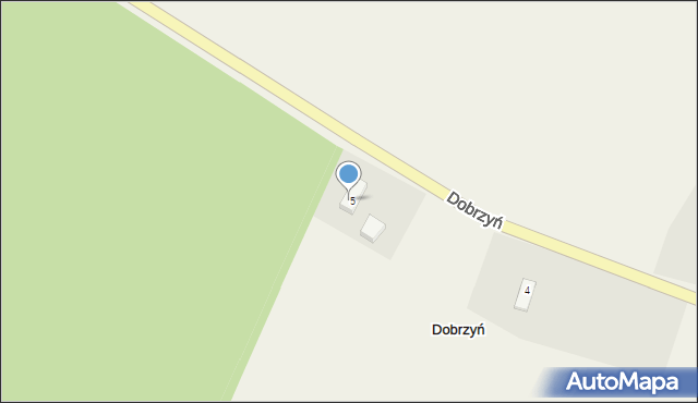 Dobrzyń, Dobrzyń, 5a, mapa Dobrzyń