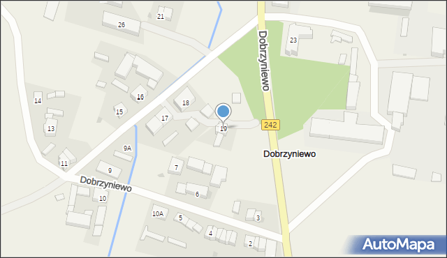 Dobrzyniewo, Dobrzyniewo, 19, mapa Dobrzyniewo