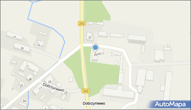 Dobrzyniewo, Dobrzyniewo, 23, mapa Dobrzyniewo