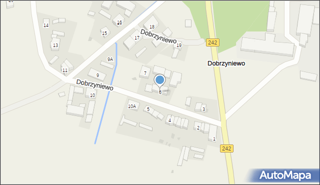 Dobrzyniewo, Dobrzyniewo, 6, mapa Dobrzyniewo