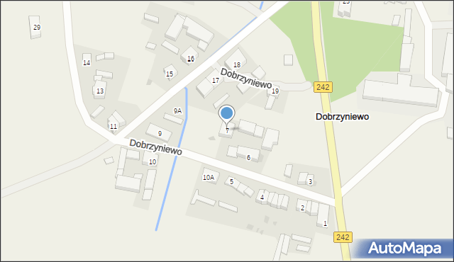Dobrzyniewo, Dobrzyniewo, 7, mapa Dobrzyniewo