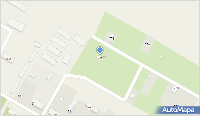 Dobrzyniówka, Dobrzyniówka, 73a, mapa Dobrzyniówka