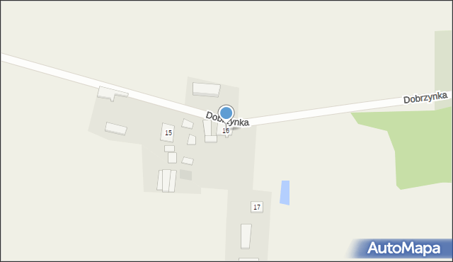 Dobrzynka, Dobrzynka, 16, mapa Dobrzynka