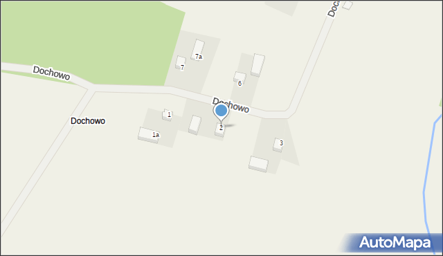 Dochówko, Dochówko, 2, mapa Dochówko