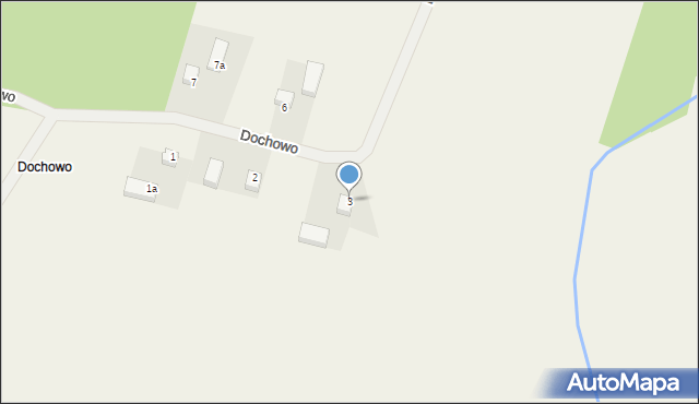 Dochówko, Dochówko, 3, mapa Dochówko