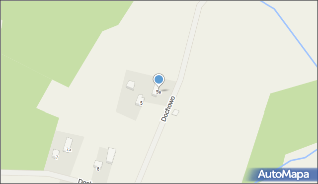 Dochówko, Dochówko, 5a, mapa Dochówko