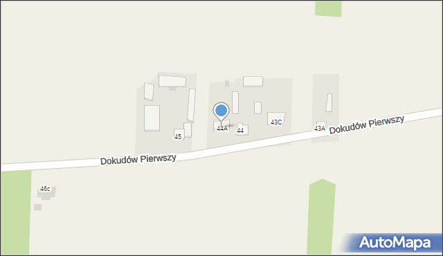 Dokudów Pierwszy, Dokudów Pierwszy, 44A, mapa Dokudów Pierwszy