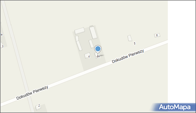 Dokudów Pierwszy, Dokudów Pierwszy, 4A, mapa Dokudów Pierwszy