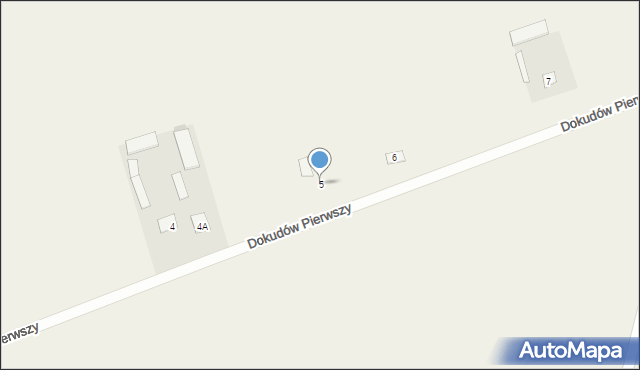 Dokudów Pierwszy, Dokudów Pierwszy, 5, mapa Dokudów Pierwszy