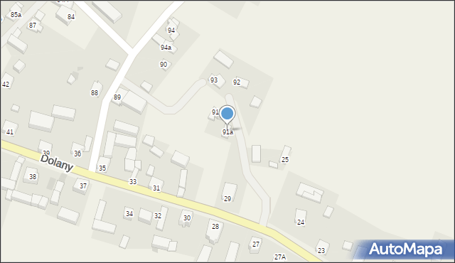 Dolany, Dolany, 91a, mapa Dolany