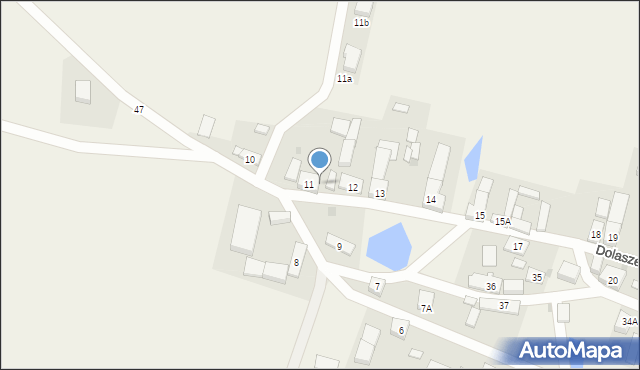 Dolaszewo, Dolaszewo, 11c, mapa Dolaszewo