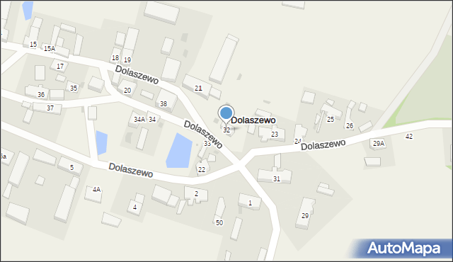 Dolaszewo, Dolaszewo, 32, mapa Dolaszewo