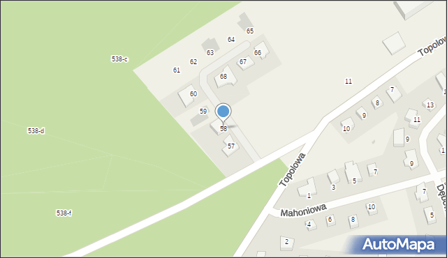 Dolaszewo, Dolaszewo, 58, mapa Dolaszewo