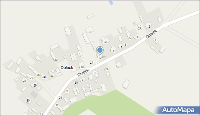 Doleck, Doleck, 12, mapa Doleck