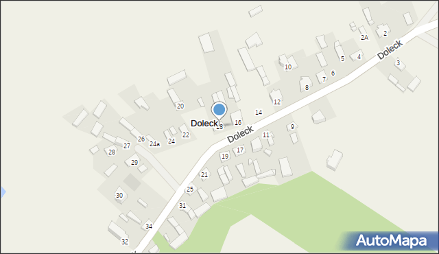 Doleck, Doleck, 18, mapa Doleck