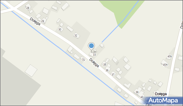 Dołęga, Dołęga, 34, mapa Dołęga