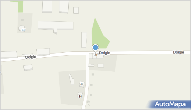 Dołgie, Dołgie, 38, mapa Dołgie