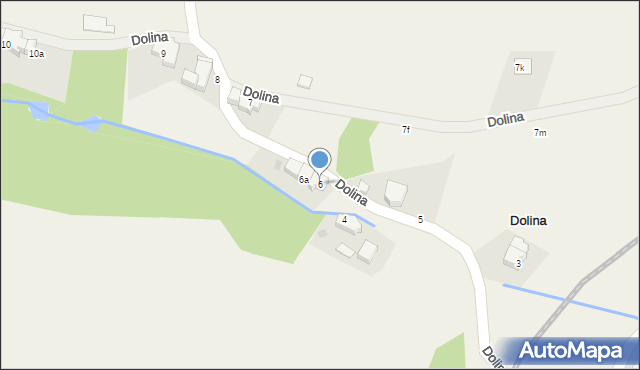 Dolina, Dolina, 6, mapa Dolina