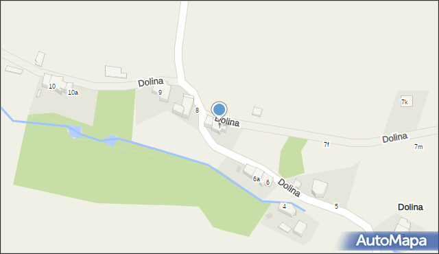 Dolina, Dolina, 7, mapa Dolina